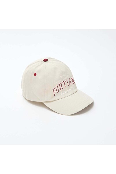 KIABI قبعة عليها نقش BEIGE