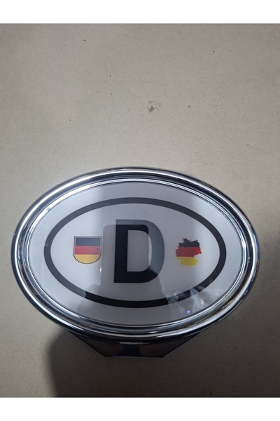 Akyol Vegu D harfi cercevelı plastık krom kaplama1 adet