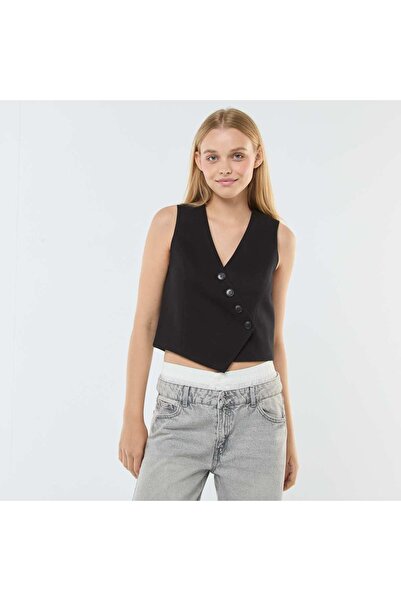 KIABI Waistcoat BLACK