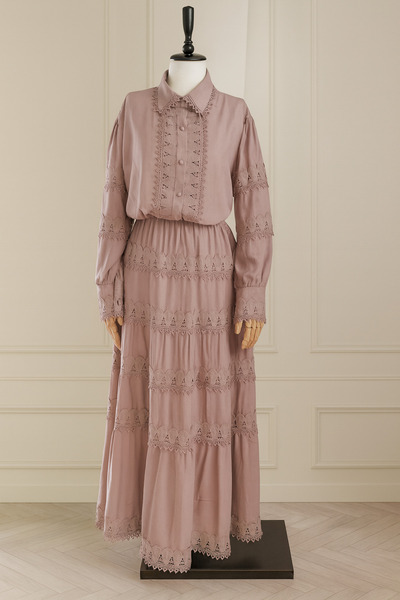 Naromi Dantel Detaylı Takım ( Etek & Gömlek )