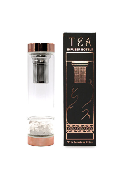 OEM Sticlă infuzor ceai cu cristale Cuarț Transparent 500 ml – claritate și energie