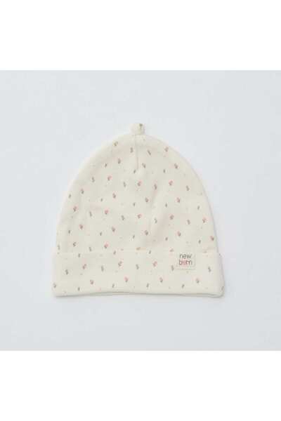 KIABI Pack of 2 newborn hats BEIGE