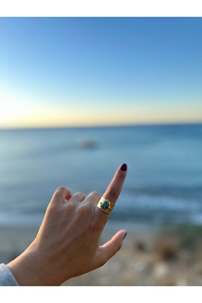 Rüya خاتم عتيق بتفاصيل خضراء