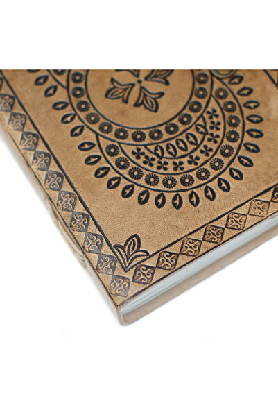 OEM Leather Diary | Handmade | MANDALA | 18 x 13 cm