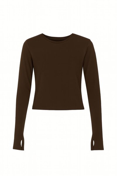 HAKKE Finger Interlocking Flat Ribbed Sweat