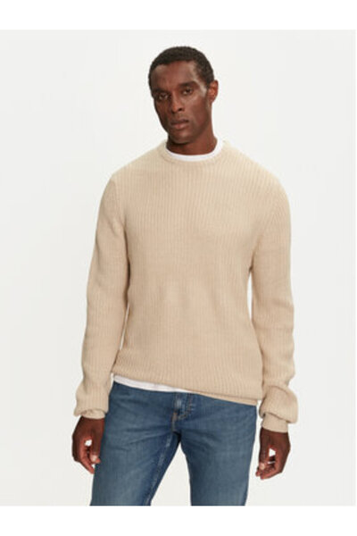 Brave Soul Ανδρικό Πουλόβερ MK-230BINARY3 Μπεζ