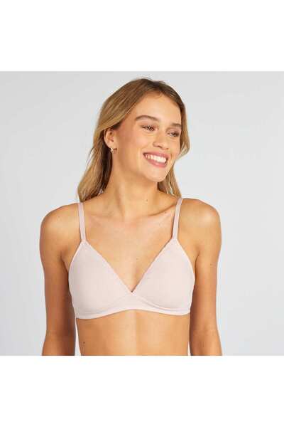 KIABI حمالة صدر مثلثة غير مبطنة باللون الأرجواني