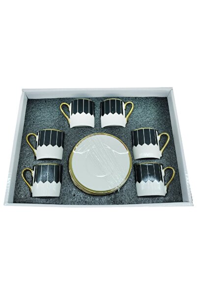 Home Ceramic Turkish Set, 90 cc, 12 pcs, MK06-15