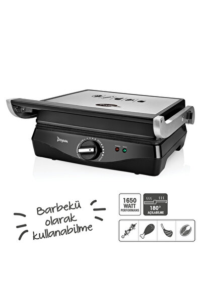 GOLDMASTER Doyum İnox 1650 Watt Döküm Plakalı Çıkarılabilir Plakalı Isı Ayarl...