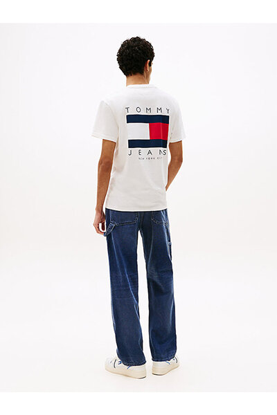 Tommy Hilfiger Men's Tjm Regular Flag Graphic T-Shirt