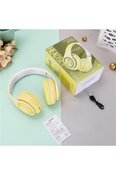 Zen Store سماعات الرأس GREEN P39: سماعات رأس لاسلكية فاخرة فوق الأذن مزودة بتقنية البلوتوث لصوت غامر وراحة