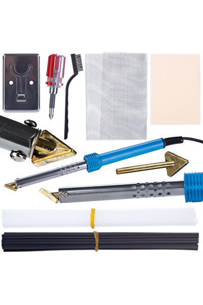 Rosfix Pistol de Lipit Plastic BL80W 80W | Set Accesorii | Seria Electric S