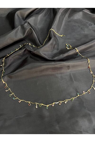 ELF GOLD ÇELİK TAŞLI HALHAL (GÖBEK HALHAL)