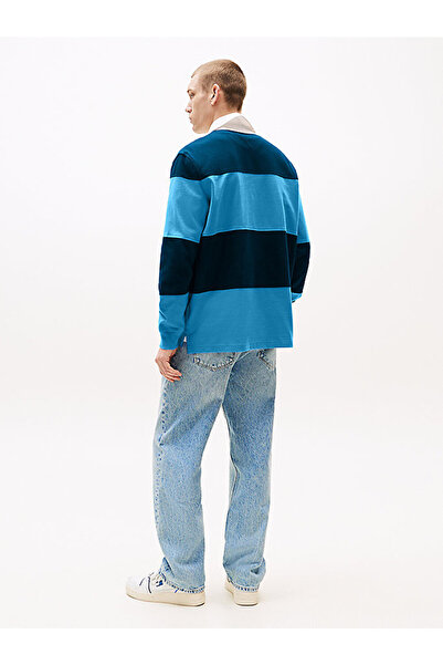 Tommy Hilfiger Men's Tjm Relaxed Fit Colorblock Polo T-Shirt