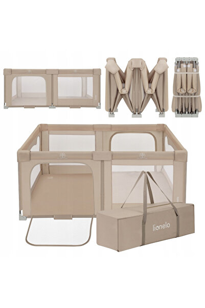 Lİonelo Tarc de joaca copii, Lionelo, Florence Easy Fold, 150 x 180 x 75 cm, Bej
