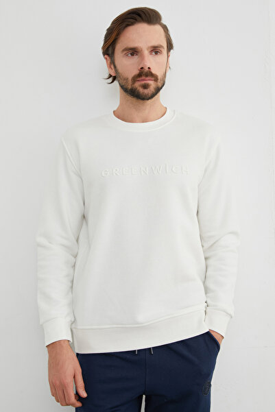 Fulla Moda Hanorac cu gât rotund brodat Greenwich