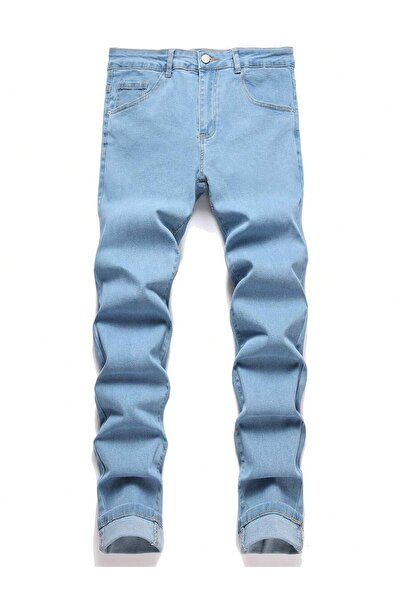 Wkm Denim Ανδρικό τζιν παντελόνι με κανονική εφαρμογή