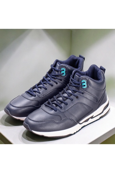 BMoD Ghete sport albastru închis pentru bărbați cu șireturi MOD07484