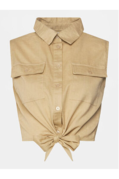 Brave Soul Γυναικείο Πουκάμισο LWT-548ELIZABETH Μπεζ