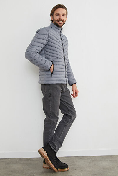 Fulla Moda Zippered Puffer Jacket