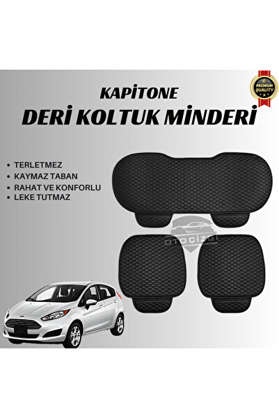 Oto Çizgi Husă de protecție pentru scaun din piele matlasată compatibilă cu F...