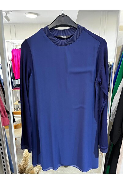 qmash 9007 Uzunkol Chiffon Underwear Dark Blue