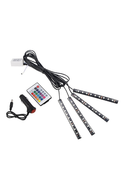 HALAMODO شريط مصابيح RGB داخلي مكون من 9 مصابيح LED