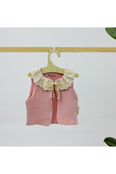 baby angelic Müslin Fistolu Yenidoğan Yelek