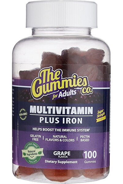 The Gummies Co . Multivitamins + Iron Grape Flavor