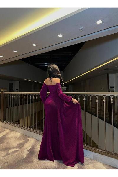 Modafeminen Flowers Kumaş Elbise MOR 583178