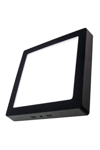 K2 KDL432B Sıva Üstü Siyah Kasa Kare LED Panel 18W Beyaz Işık