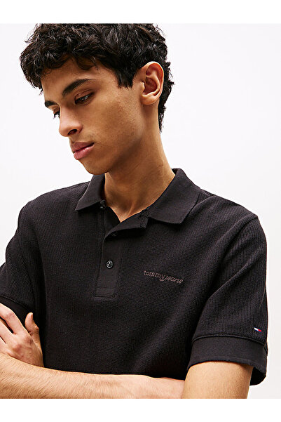Tommy Hilfiger Men's Tjm Regular Waffle Polo T-Shirt