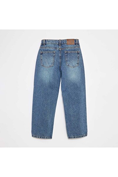 KIABI Wide-leg jeans BLUE