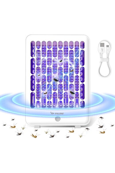 PALONE جهاز كهربائي لقتل الحشرات، طارد بعوض مكتبي بقوة 4000 فولت، جهاز لقتل ا...