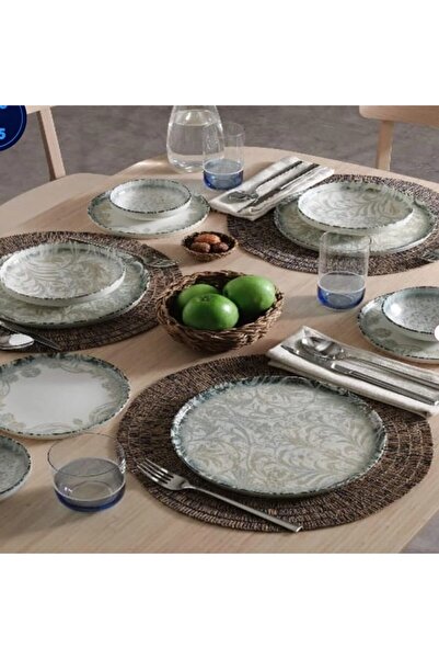 Pierre Cardin Ethnic Blue 24 Parça 6 Kişilik Yemek Takımı
