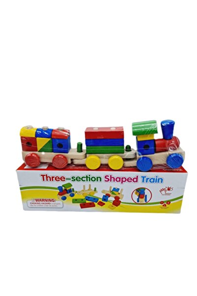 OEMN Tren din Lemn Educativ