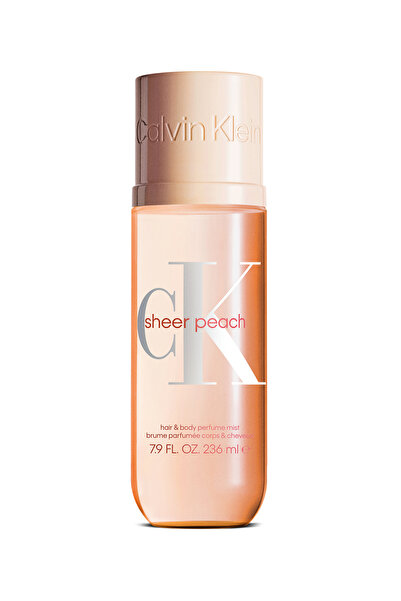 Calvin Klein Sheer Peach Hair & Body Perfume Mist Unisex Saç ve Vücut Parfümü 236 ml