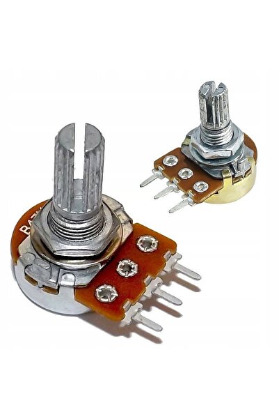 Rosfix Linear Potentiometer B10K 10KΩ | Shaft 15mm Ø6mm 300° 0.125W PCB