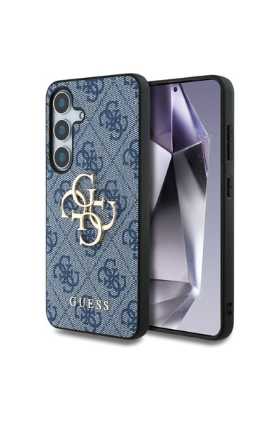 Guess Carcasă pentru Samsung Galaxy S25, Hardcase 4G Big Logo, Protecție Slim, Compatibilă, Albastră