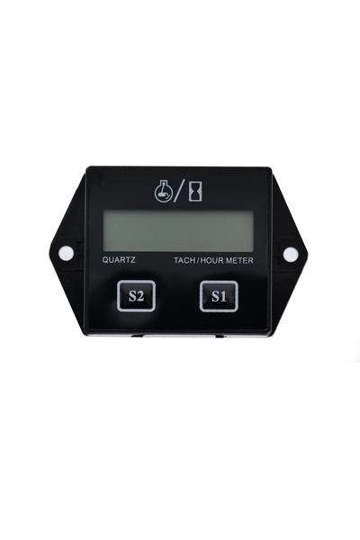 Rosfix Motohours Digital IP65 Counter | RPM, Reset, Service, 9999.9h, 185cm