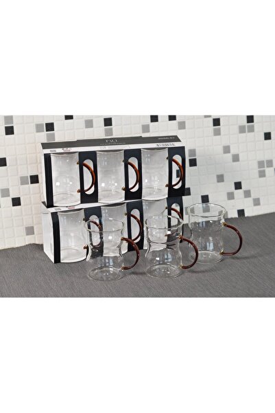 Paçi Glass Mug Enjoyment 6-Piece Set Cam-401303