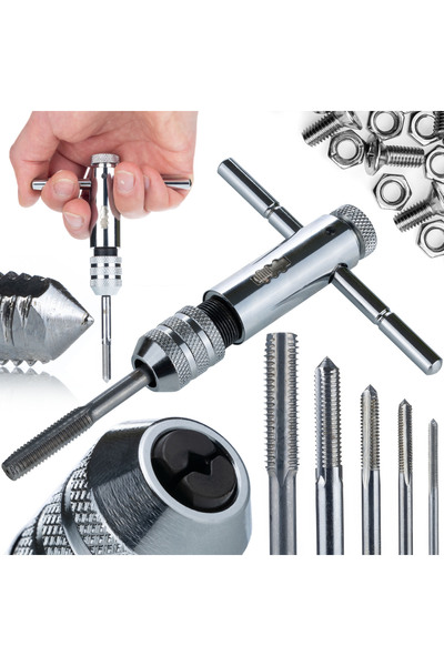 Rosfix Tarod Manual M3–M8 | Oțel Durabil pentru Filetare Precisă în Metal