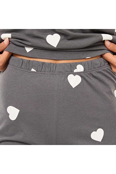 KIABI T-shirt + trousers pyjama set - 2 pieces GREY