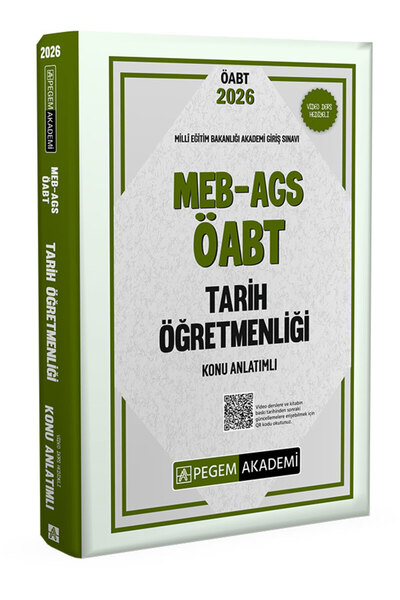 Pegem Akademi Yayıncılık 2026 MEB AGS ÖABT Tarih Öğretmenliği Konu Anlatımlı