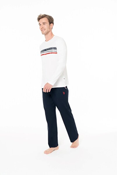 U.S. Polo Assn. Мъжки комплект зимни пижами с дълги ръкави 18947