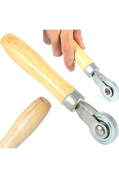 Rosfix Rolă Presiune 6mm cu Rulment | Mâner Lemn Ergonomic pentru Petice