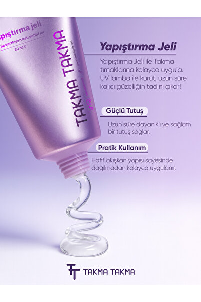 Takma Takma Tırnak Yapıştırma Jeli 30 ml