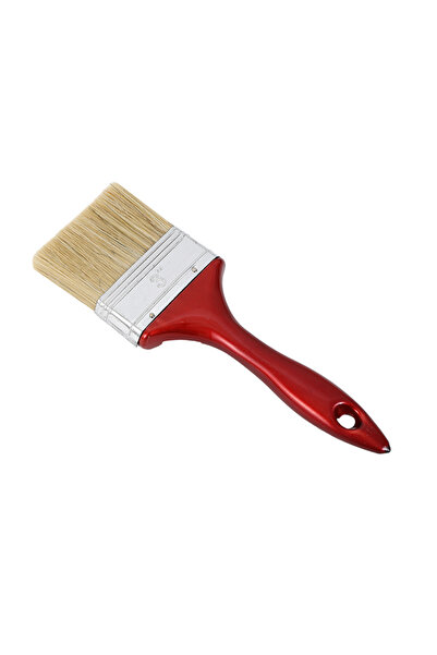Lawazim Paint Brush -3 Inch Flat Trim Brush with Ergonomic Handle for DIY & Professional Use