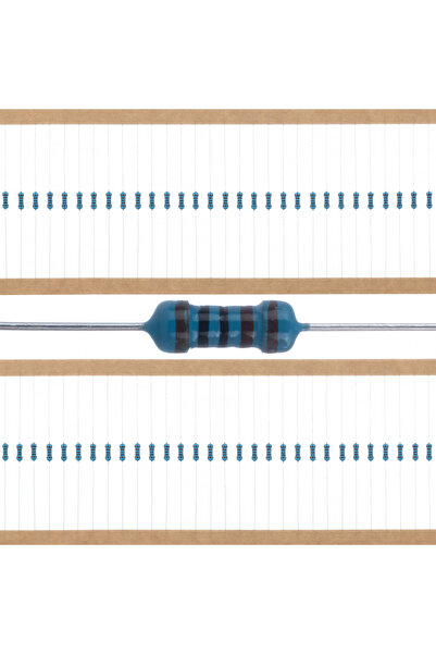 Rosfix Resistor Set 1kΩ 0.25W ±1% THT | 100 Pieces for DIY Projects