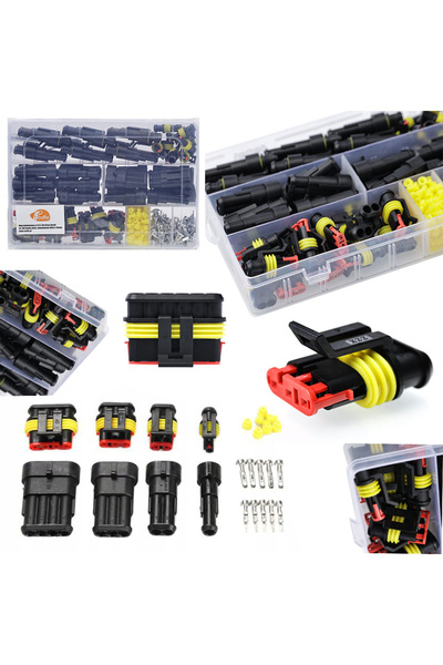 Rosfix Set Conectori Electrici Etanși 352 Buc | IP67, 14A, 0.5–1.5 mm², 24V